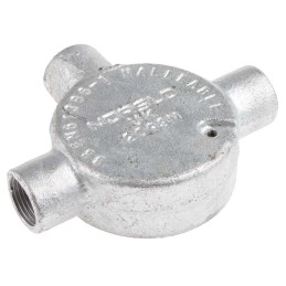 5 pcs - RS PRO T Piece, Conduit Fitting, 20mm Nominal Size, Steel