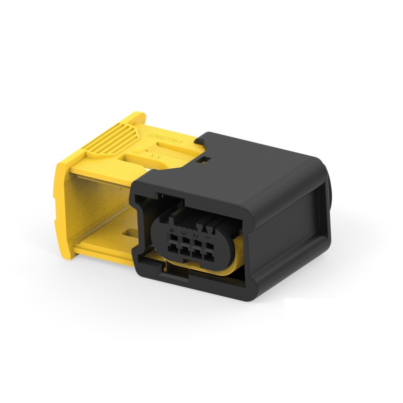 500 pcs - TE Connectivity, Heavy Duty Sealed Connector Series Automotive Connector Socket 4 Way, Wire Termination