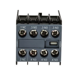 1 pcs - Siemens Auxiliary Contact, 4 Contact, 1NC + 3NO, Snap-On, Sirius Innovation