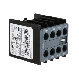 1 pcs - Siemens Auxiliary Contact, 4 Contact, 1NC + 3NO, Snap-On, Sirius Innovation