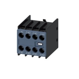1 pcs - Siemens Auxiliary Contact, 4 Contact, 1NC + 3NO, Snap-On, Sirius Innovation