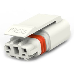 360 pcs - TE Connectivity SlimSeal Connector Miniature Series Miniature, 2-Pole, Male, 2-Way, Cable Mount, 5A, IP67