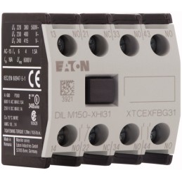 1 pcs - Eaton Auxiliary Contact, 4 Contact, 1NC + 3NO, Front Mount