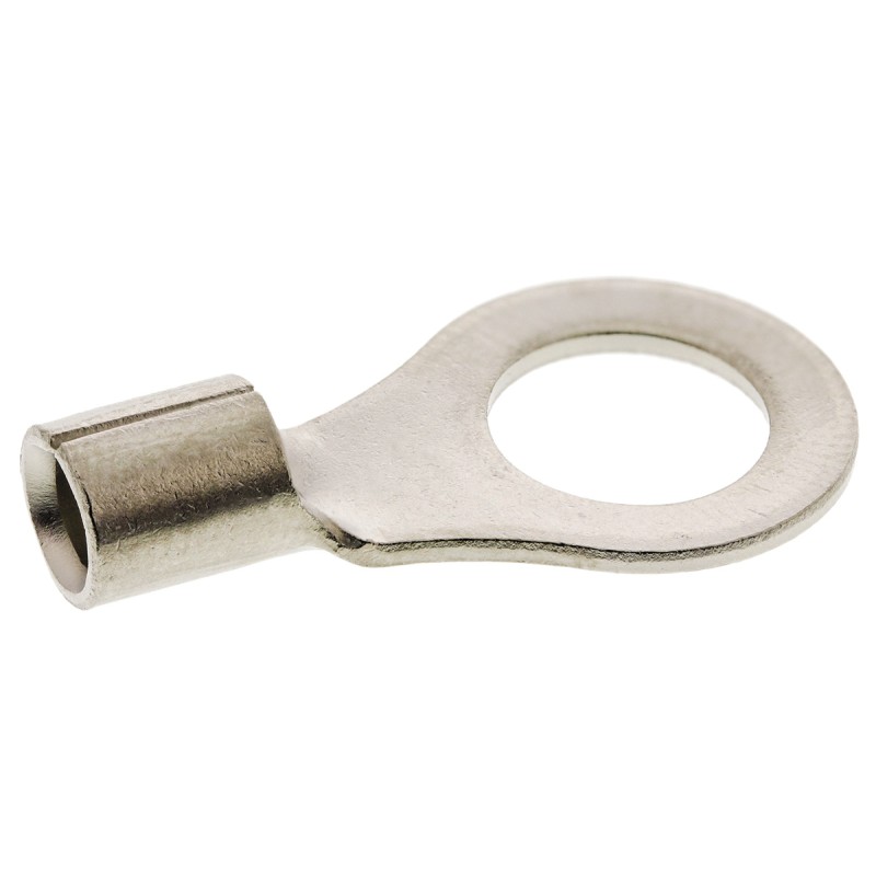 500 pcs - TE Connectivity, STRATO-THERM Uninsulated Ring Terminal, M8 Stud Size, 2.6mm² to 6.6mm² Wire Size