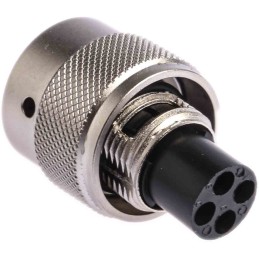 1 pcs - Souriau, UTO 4 Way Cable Mount MIL Spec Circular Connector Plug, Pin Contacts,Shell Size 10, Bayonet Coupling