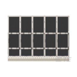 4 pcs - TE Connectivity QSFP Connector, Cage & Heatsink 5-Port 1-Position, 2343986-1