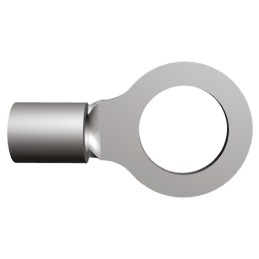 500 pcs - TE Connectivity, SOLISTRAND Uninsulated Ring Terminal, M8 (5/16) Stud Size, 1mm² to 2.6mm² Wire Size