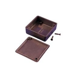 1 pcs - Hammond 1551 Series Black ABS Enclosure, IP54, Black Lid, 50 x 50 x 20mm