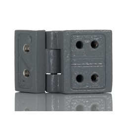 1 pcs - RS PRO Aluminium Concealed Hinge, Screw Fixing 30mm x 41mm x 17mm