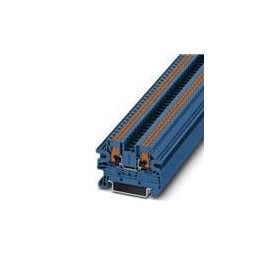 1 pcs : 1078962 - DIN Rail Terminal Blocks Term Block 800V Blue
