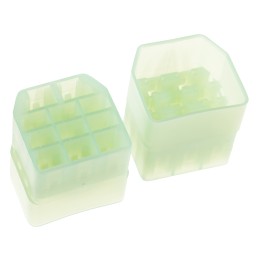 500 pcs - TE Connectivity, AMP FASTIN-FASTON 11 Way Nylon 66 Crimp Terminal Housing, 6.35mm Tab Size, Natural