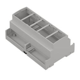 1 pcs - RS PRO DIN Rail Enclosure Enclosure Type, ABS DIN Rail Enclosure
