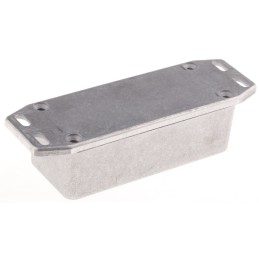 1 pcs - Hammond 1590 Series Natural Die Cast Aluminium Enclosure, IP54, Flanged, Natural Lid, 92.5 x 38.5 x 27mm