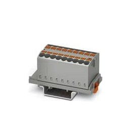 1 pcs : 3273044 - DIN Rail Terminal Blocks PTFIX 18X2,5-NS35 GY 2.5mm2 NS35 DIN Trns