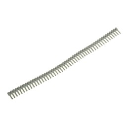 500 pcs - Weidmuller Insulated Crimp Bootlace Ferrule, 8mm Pin Length, 2.2mm Pin Diameter, 2.5mm² Wire Size, Grey