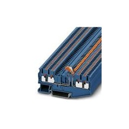 1 pcs : 3211676 - DIN Rail Terminal Blocks PT2.5-QUATTROMT BU