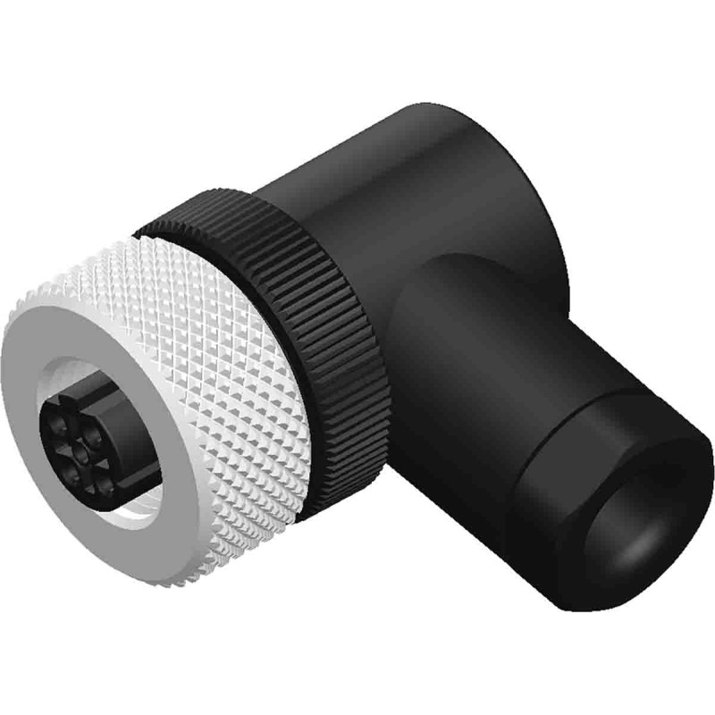 1 pcs - RS PRO Circular Connector, 4 Contacts, Rear Mount, M12 Connector, Socket, Female, IP67