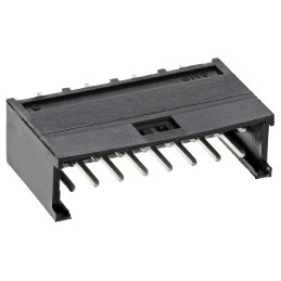 500 pcs - TE Connectivity AMPMODU MOD II Series Straight Through Hole PCB Header, 16 Contact(s), 2.54mm Pitch, 2 Row(s), Shroude