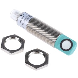 1 pcs - Pepperl + Fuchs Ultrasonic Barrel-Style Proximity Sensor, M18 x 1, 20 - 250 mm Detection, PNP Output, 20