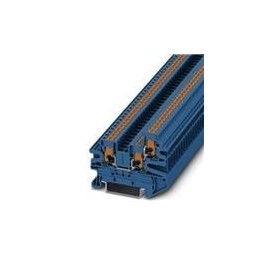 1 pcs : 1078971 - DIN Rail Terminal Blocks Term Block 800V Blue Twin