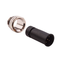 1 pcs - Norcomp Circular Connector, 8 Contacts, Cable Mount, M12 Connector, Plug, Male, IP67, M12 Series