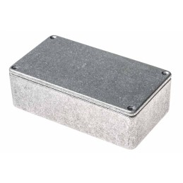 1 pcs - RS PRO Silver Die Cast Aluminium Enclosure, IP54, Silver Lid, 120 x 65.5 x 39.75mm