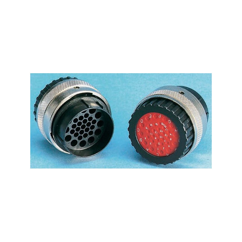 1 pcs - ITT Cannon Circular Connector, 24 Contacts, Cable Mount, Plug, Female, IP67, Trident Neptune Series