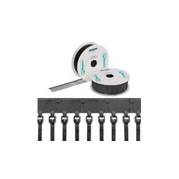 1 pcs : BT1M-XMR30 - Cable Ties BARBED TIE 4.0' NYL MINI, HEAT STAB BLK