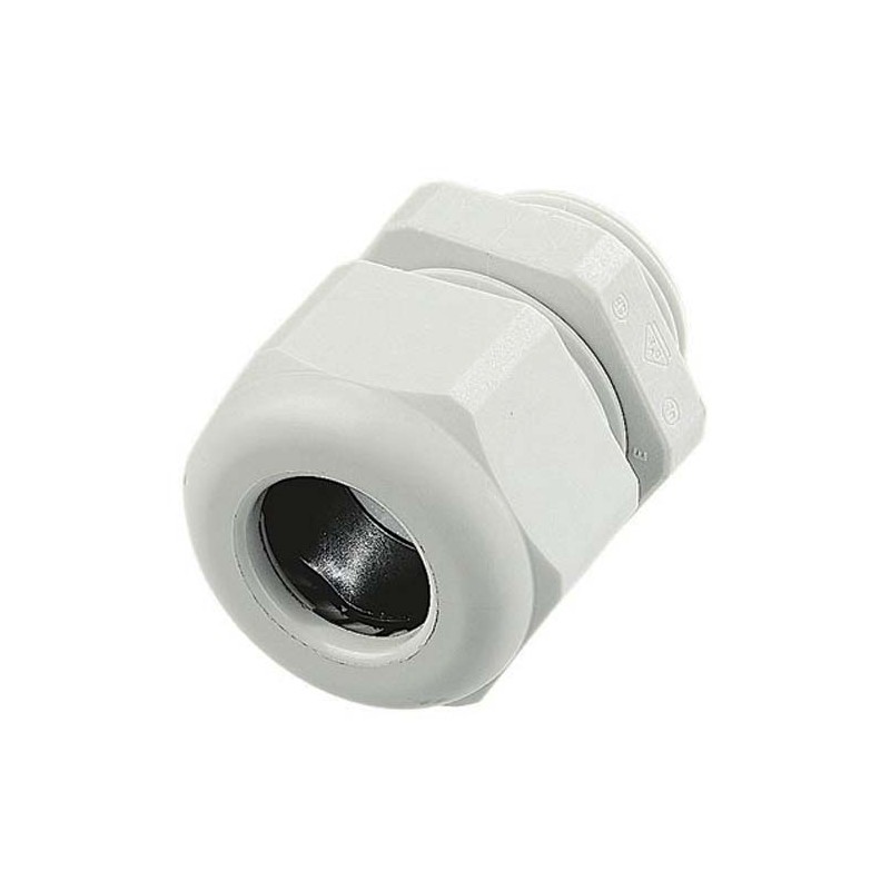 1 pcs - HARTING Han CGM-P Series Grey Thermoplastic Cable Gland, M20 Thread, 5mm Min, 9mm Max, IP68, IP69K