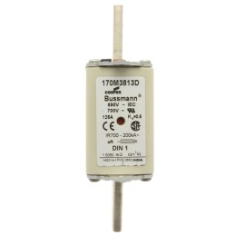 6 pcs - Eaton 125A Centred Tag Fuse, NH1, 690V ac