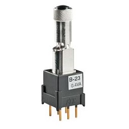 1 pcs : B23LP - Toggle Switches ON-OFF-ON LOCKING LEVER STRT PC .4VA