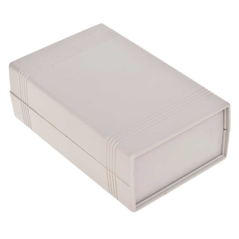 1 pcs - RS PRO Light Grey ABS Enclosure, IP30, 147.6 x 92.5 x 36.2mm