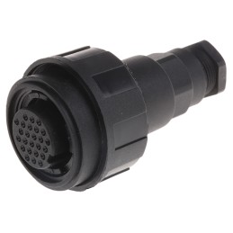 1 pcs - Bulgin Circular Connector, 25 Contacts, Cable Mount, Socket, Female, IP68, Standard Buccaneer Series