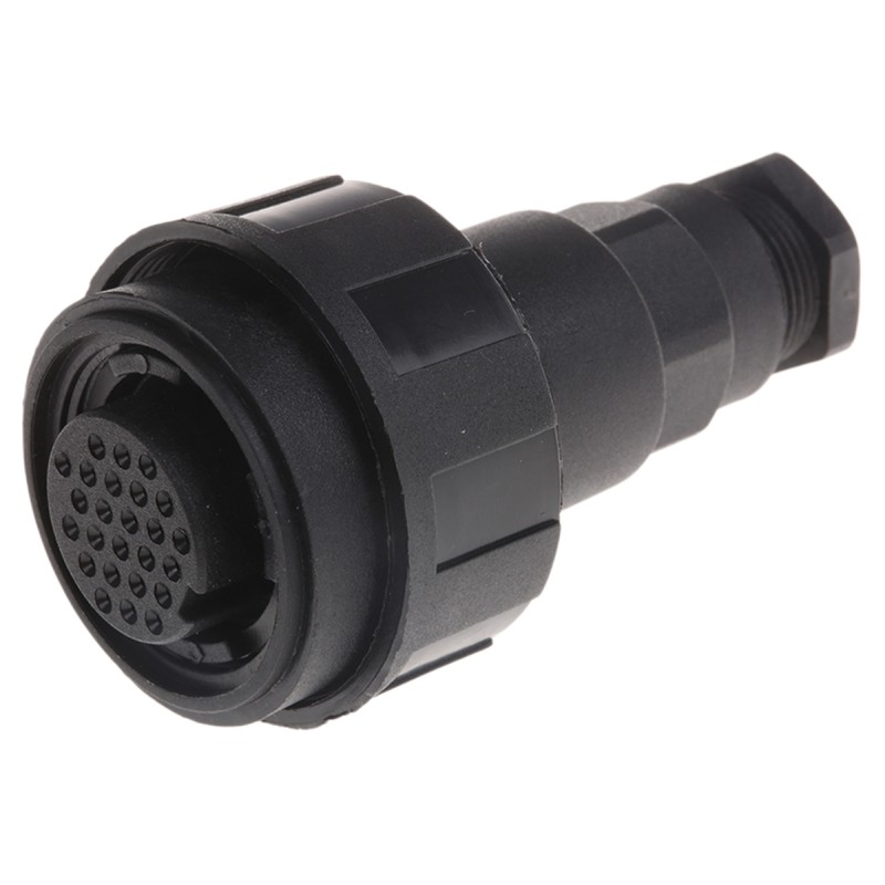 1 pcs - Bulgin Circular Connector, 25 Contacts, Cable Mount, Socket, Female, IP68, Standard Buccaneer Series
