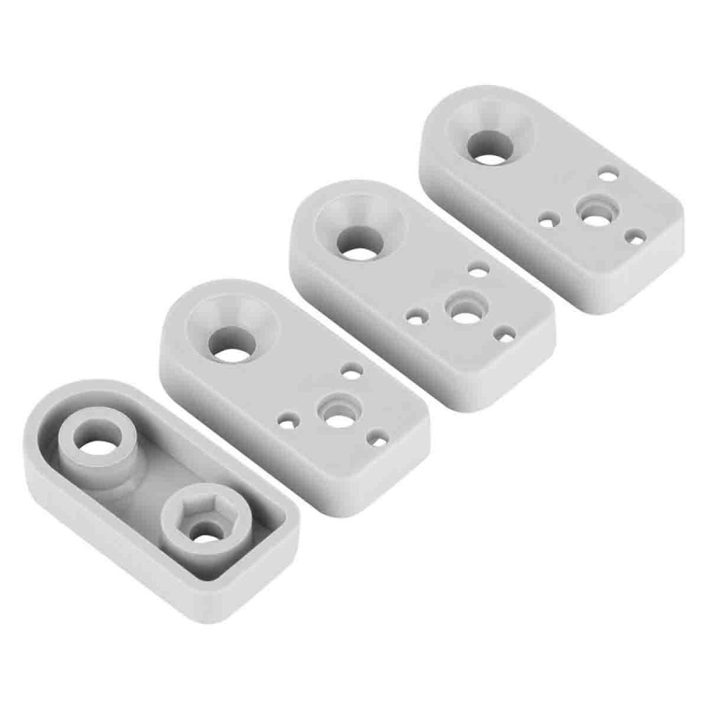 1 pcs - RS PRO, 8mm H, 20mm W, 40mm L for Use with Hermetic Enclosures