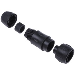1 pcs - Souriau Circular Connector, 12 Contacts, Cable Mount, Socket, Male, IP68, IP69K, UTS Series