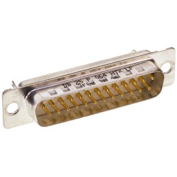 1 pcs - Amphenol FCI 25 Way Panel Mount D-sub Connector Plug, 2.76mm Pitch