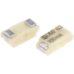 10 pcs - SchurterSMD Non Resettable Fuse 100mA, 63V ac/dc