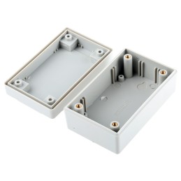 1 pcs - CAMDENBOSS 7000 Series Grey ABS Enclosure, IP65, Grey Lid, 90 x 55 x 40mm