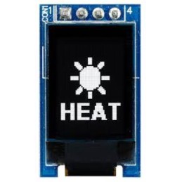 1 pcs - Midas 0.71in White Passive matrix OLED Display 48 x 64pixels COB I2C Interface