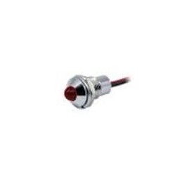 1 pcs : L6-1-3056-9908-B-I - LED Panel Mount Indicators PMI Dia .250' (6.35mm) Red 12V