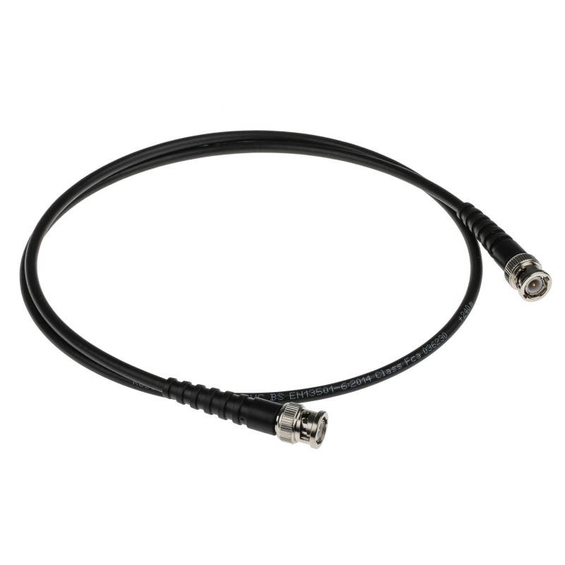 1 pcs - RS PRO Male BNC to Male BNC Coaxial Cable, 1m, RG58 Coaxial, Terminated