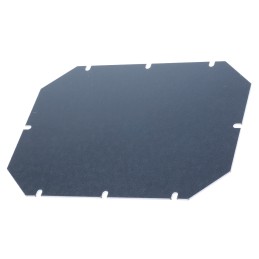1 pcs - Fibox Steel Mounting Plate, 1.5mm H, 216mm W, 167mm L for Use with Tempo Enclosure