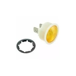 1 pcs : 2620QK3 - Panel Mount Indicator Lamps AMBER DIFFUSED 7/8' MOUNTING HOLE