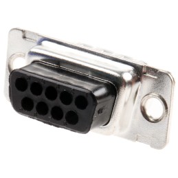 1 pcs - Amphenol ICC 8656 9 Way Cable Mount D-sub Connector Plug, 2.74mm Pitch