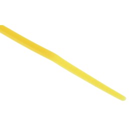 1 Bag of 100 - RS PRO Cable Tie, 100mm x 2.5 mm, Yellow Nylon, Pk-100