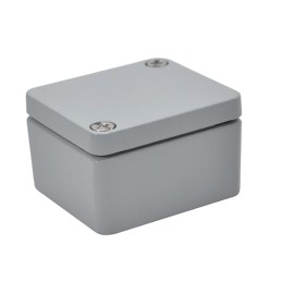 1 pcs - RS PRO Silver Die Cast Aluminium Enclosure, IP66, Silver Lid, 50 x 45 x 30mm