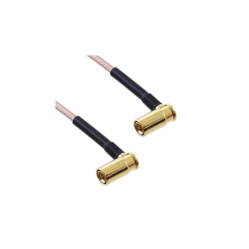 1 pcs - Cinch 415 Series Male SMB to Male SMB Coaxial Cable, 152.4mm, RG316 Coaxial, Terminated