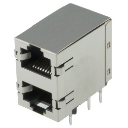 45 pcs - TE Connectivity 5569381 Series Female RJ45 Connector, Through Hole, Cat5