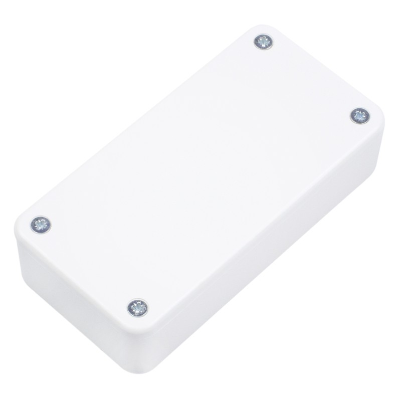 1 pcs - CAMDENBOSS 2000 Series White ABS Enclosure, IP54, White Lid, 100 x 50 x 25mm